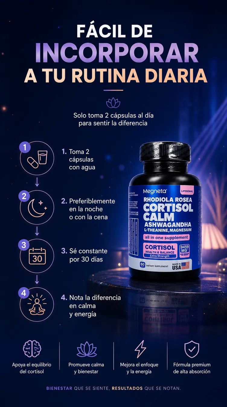 Megneta Cortisol Calm Kit - Como usarlo