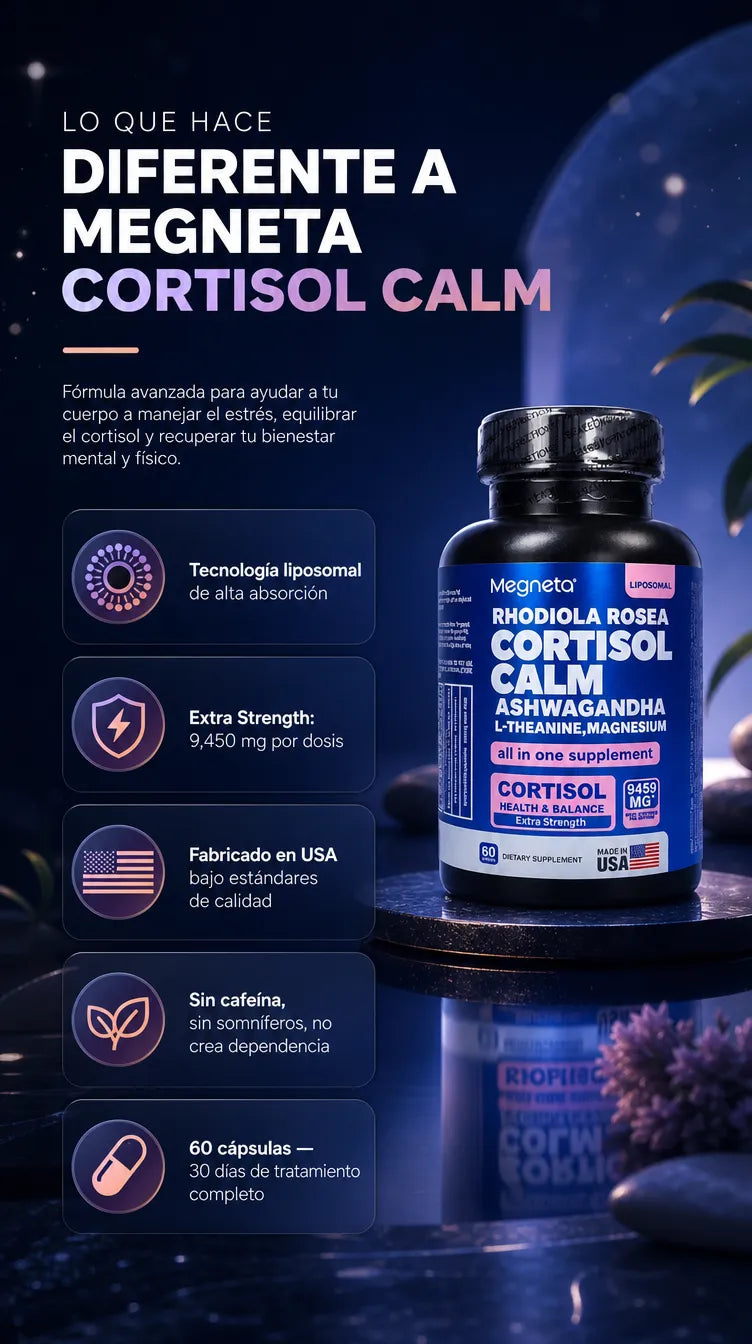 Megneta Cortisol Calm Kit - Caracteristicas