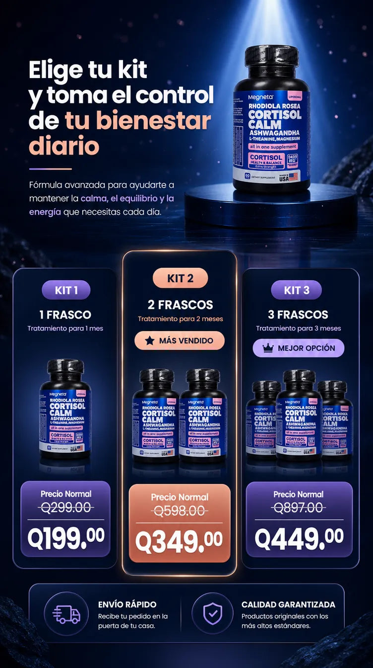 Megneta Cortisol Calm Kit - Kit de Ofertas