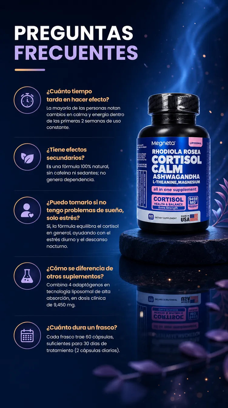 Megneta Cortisol Calm Kit - FAQ