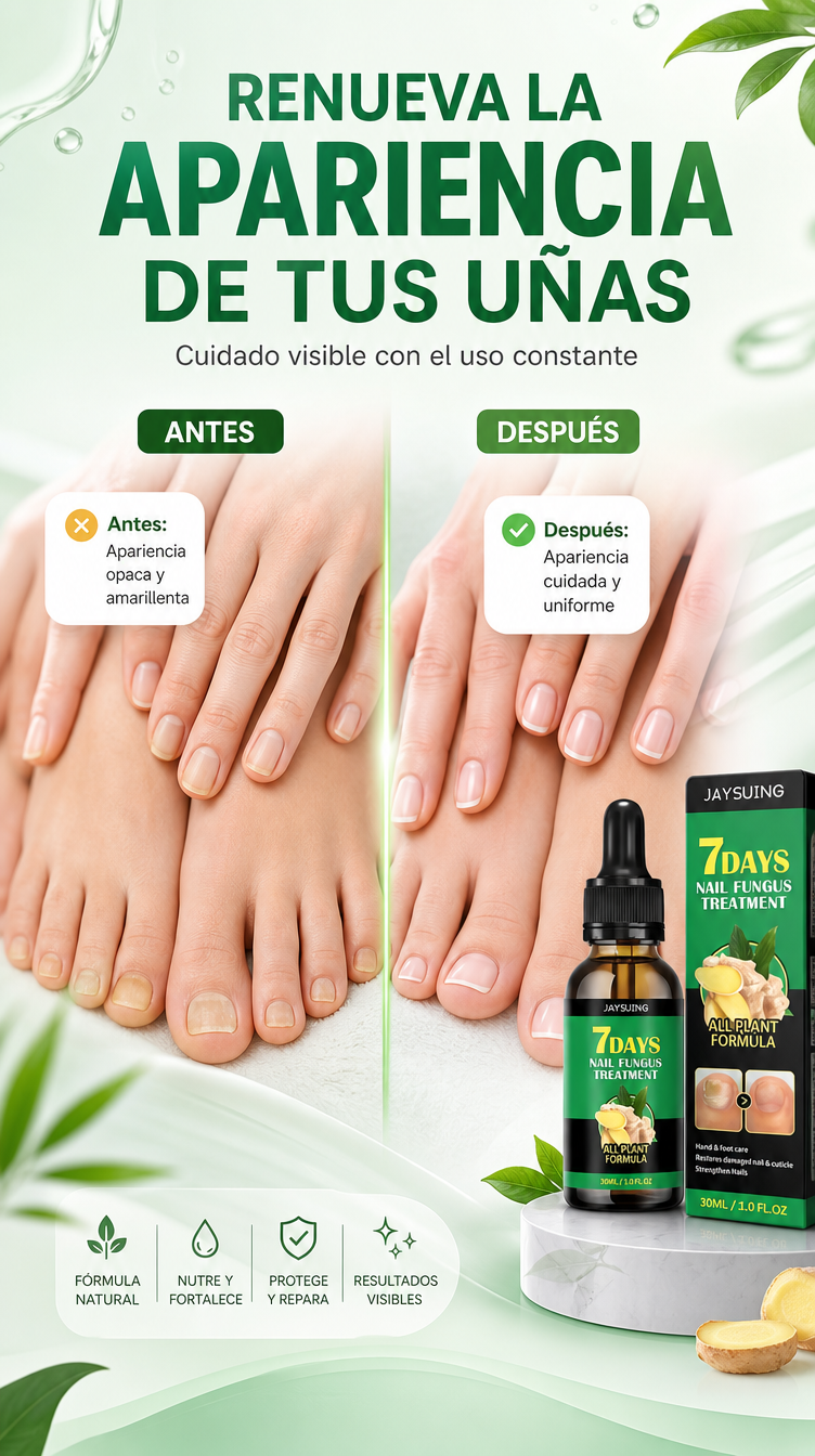 Tratamiento Antihongos - Antes y Despues